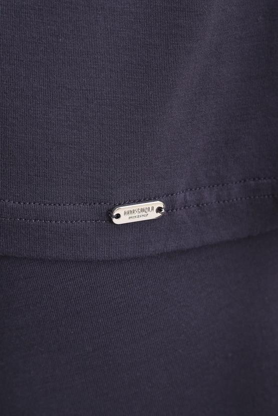 Mısırlı ORGANIC Pamuklu ZEUS LUXURY Regular Fit V Yaka Sporcu Atlet / T-Shirt Antrasit