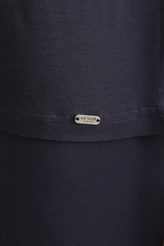 Mısırlı ORGANIC Pamuklu ZEUS LUXURY Regular Fit V Yaka Fanila / T-Shirt Antrasit