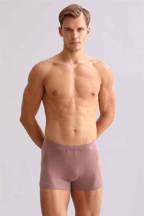 Mısırlı ORGANIC Pamuklu ZEUS LUXURY Regular Fit Metal Armalı Boxer Lavender