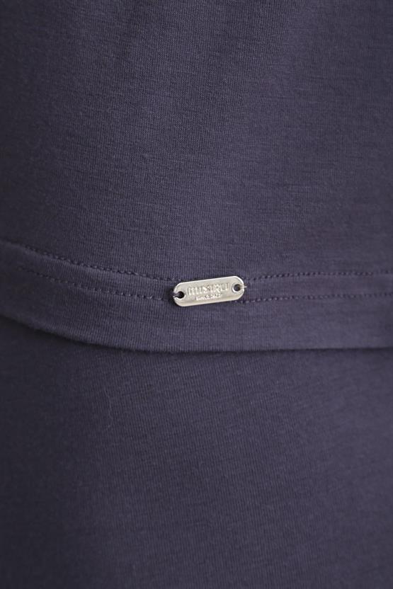 Mısırlı ORGANIC Pamuklu ZEUS LUXURY Regular Fit Bisiklet Yaka Sporcu Atlet / T-Shirt Antrasit