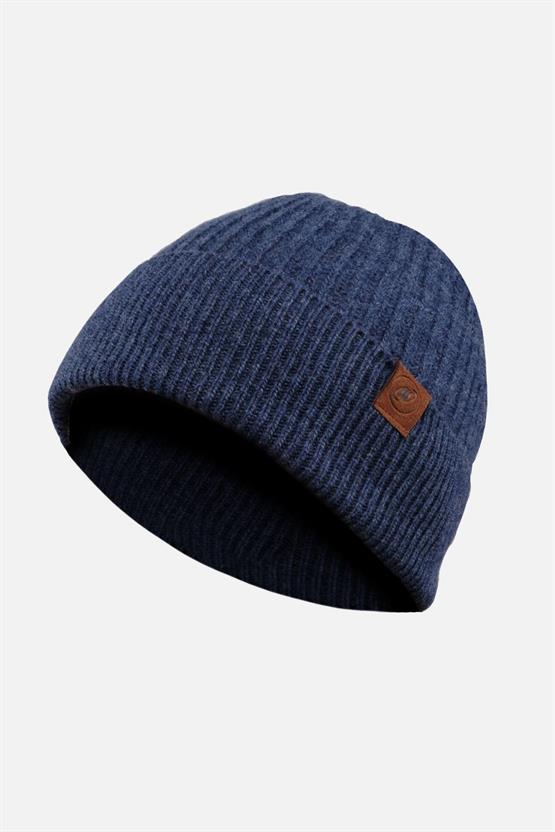 Mısırlı Unisex Kuzu Yünü (Lambswool) Katlamalı Jean Bere