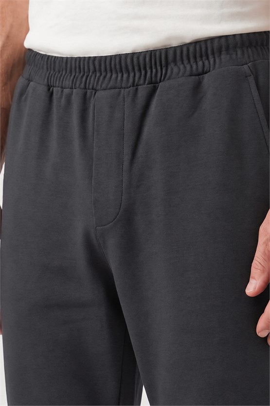 Mısırlı Unisex Pamuk Karışımlı Jogger Füme