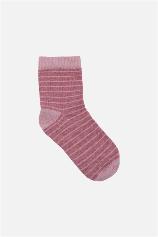 Mısırlı Unisex Pamuklu 3 Çift Çocuk Soket Çorap Çok Renkli
