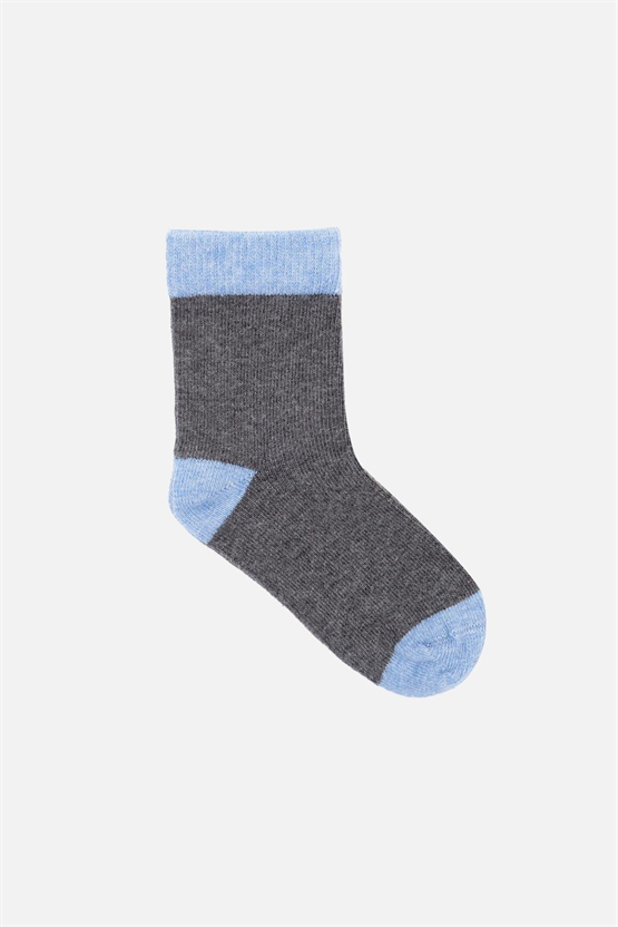 Mısırlı Unisex Pamuklu 5 Çift Bebek ve Çocuk Çorap Çok Renkli