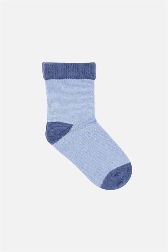 Mısırlı Unisex Pamuklu 5 Çift Bebek ve Çocuk Çorap Çok Renkli