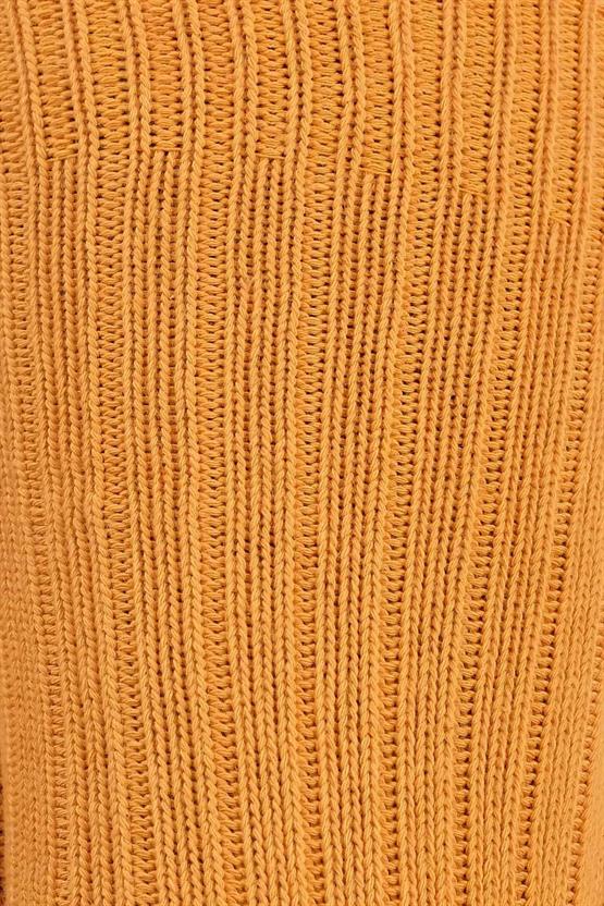 Mısırlı Unisex Pamuklu Bio Cotton Kışlık Soket Çorap Turuncu