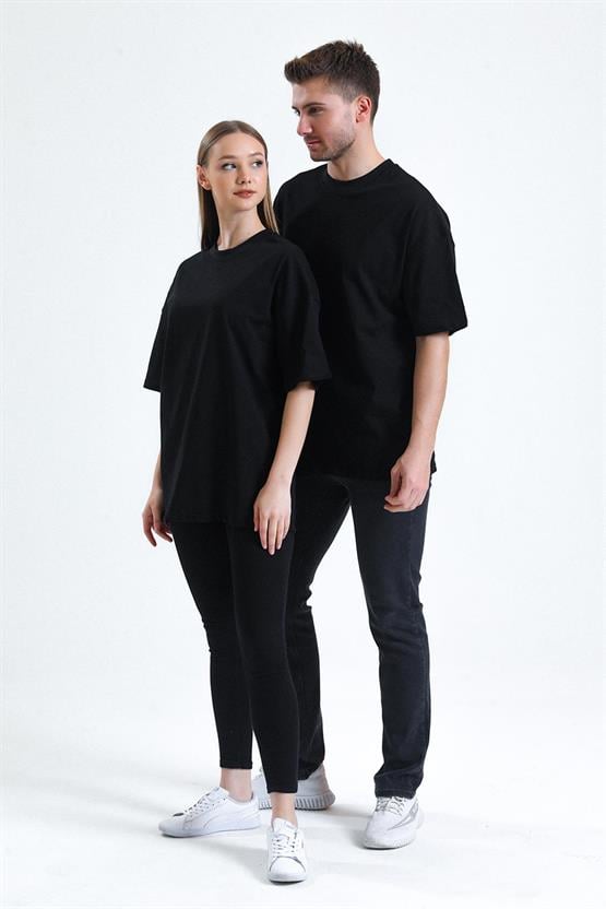 Mısırlı Unisex Pamuklu Oversize Relax Fit Tişört