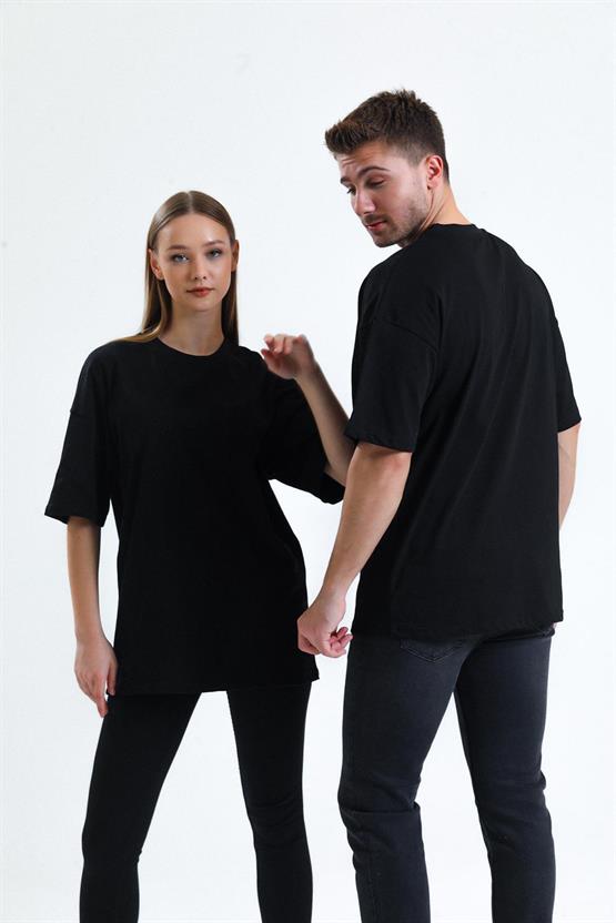Mısırlı Unisex Pamuklu Oversize Relax Fit Tişört