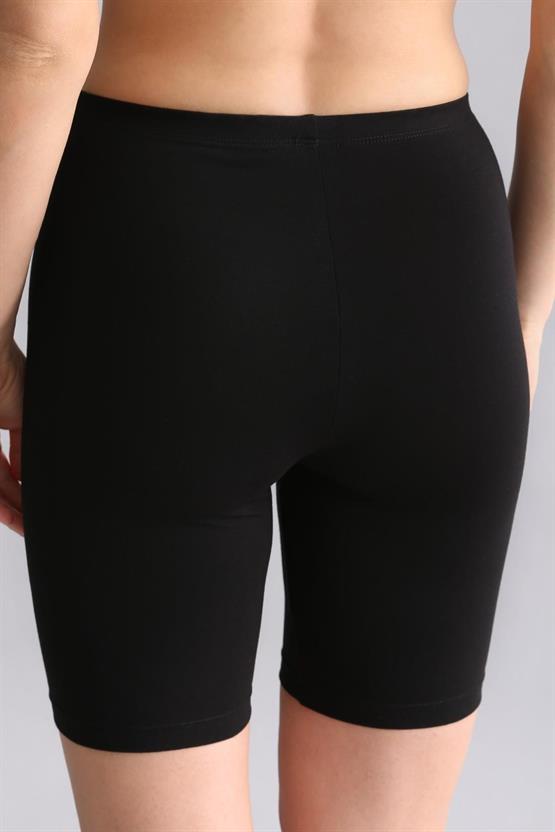 Modal by TENCEL ALICE Uzun Şort Külot Siyah