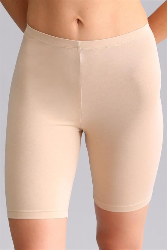 Modal by TENCEL ALICE Uzun Şort Külot Ten