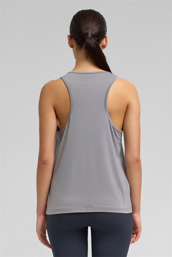 Kadın Activewear Valentina Modal by Tencel Sporcu Atlet Gri
