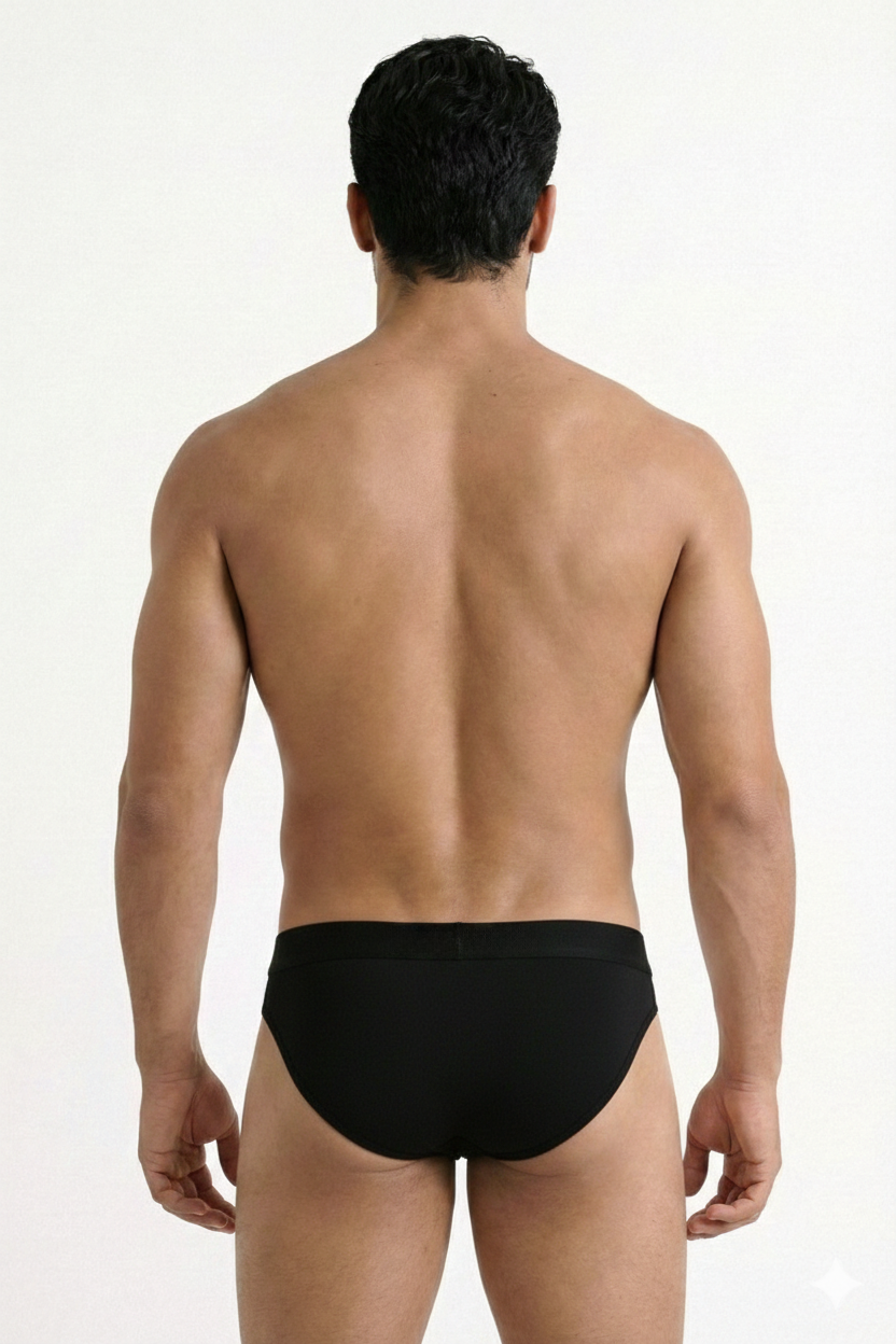 Erkek Modal Basic Slim Fit Slip Siyah