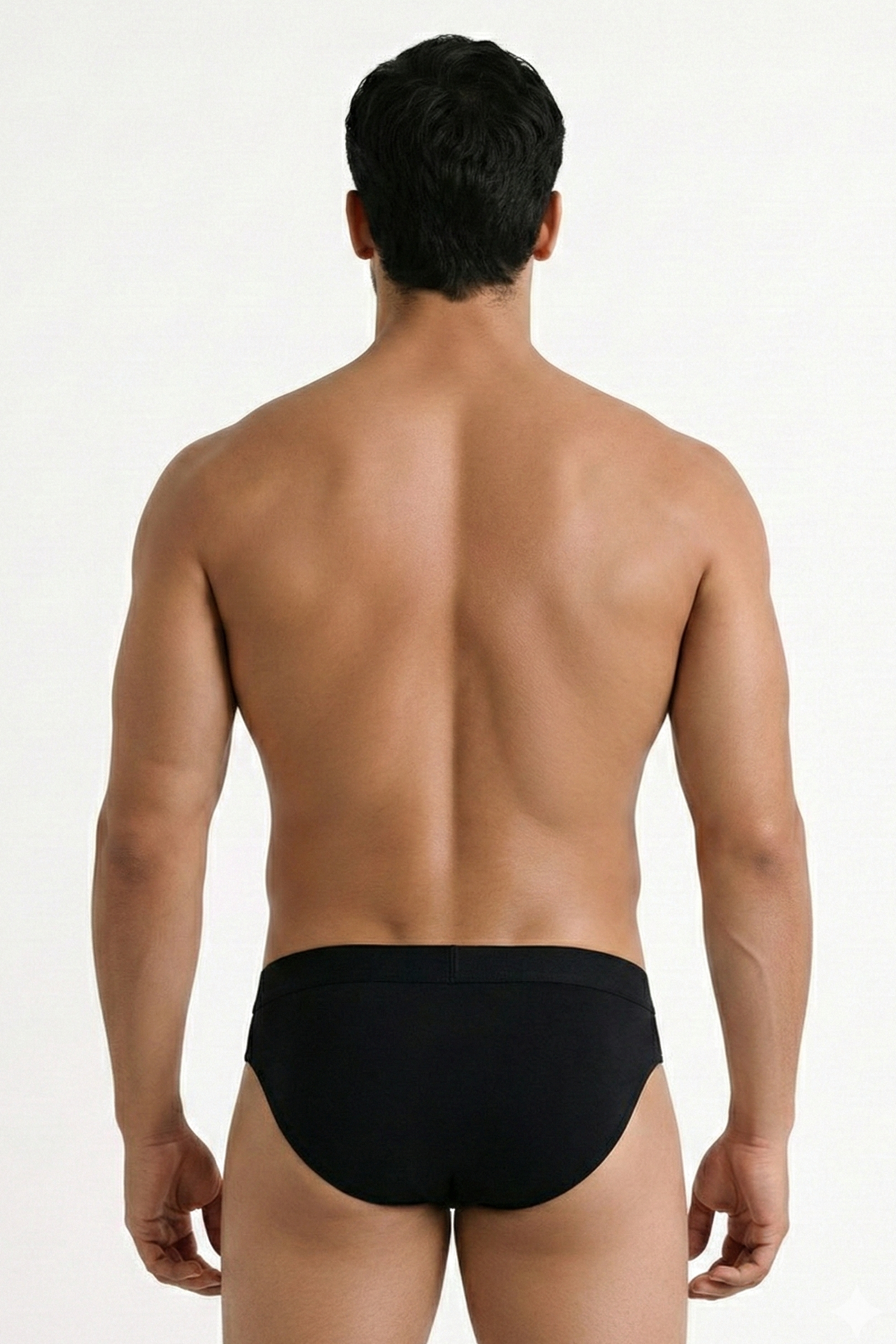 Erkek Modal Slim Fit Tanga Siyah