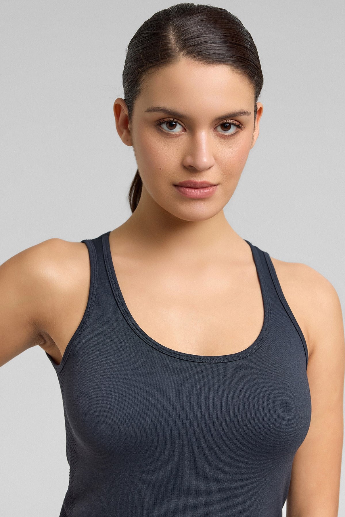 Kadın Activewear Alessia Seamless Atlet Antrasit