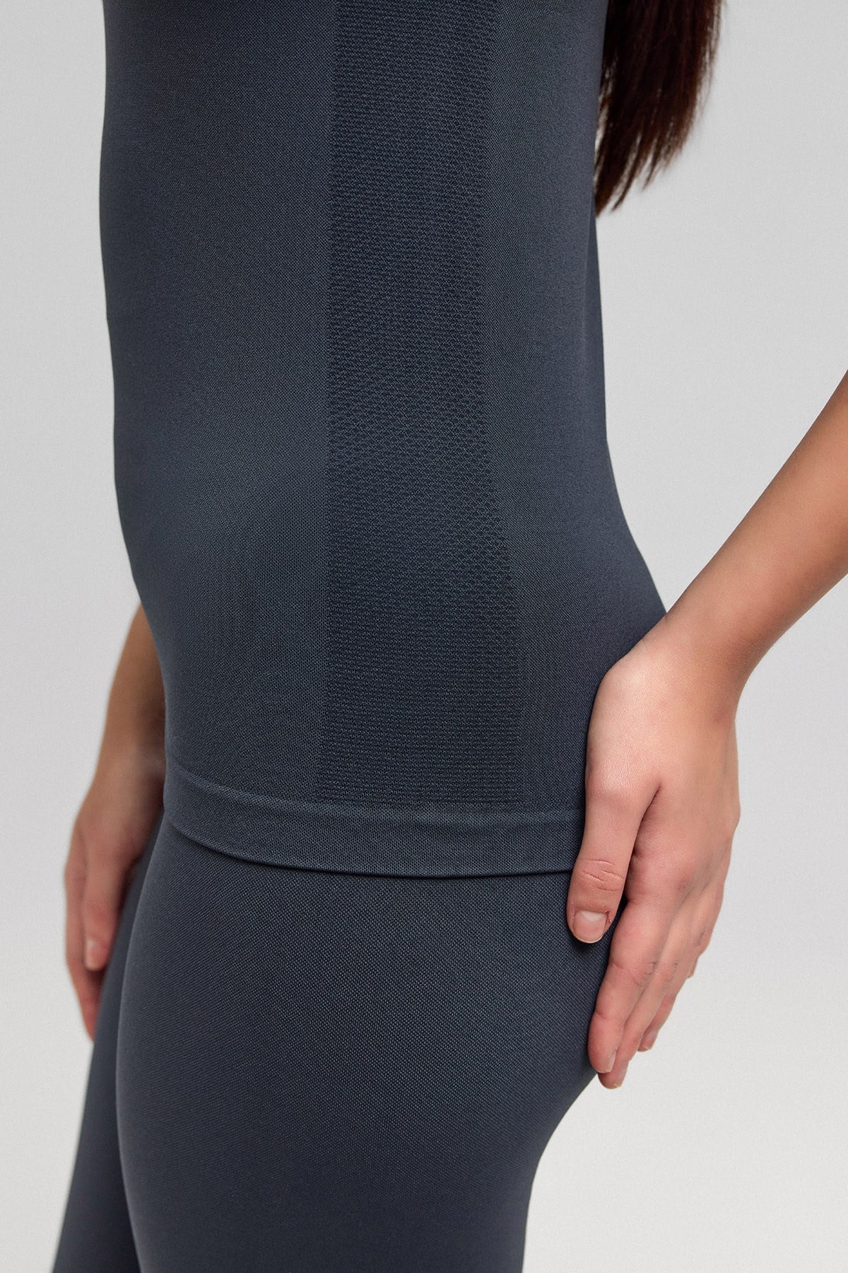 Kadın Activewear Alessia Seamless Atlet Antrasit