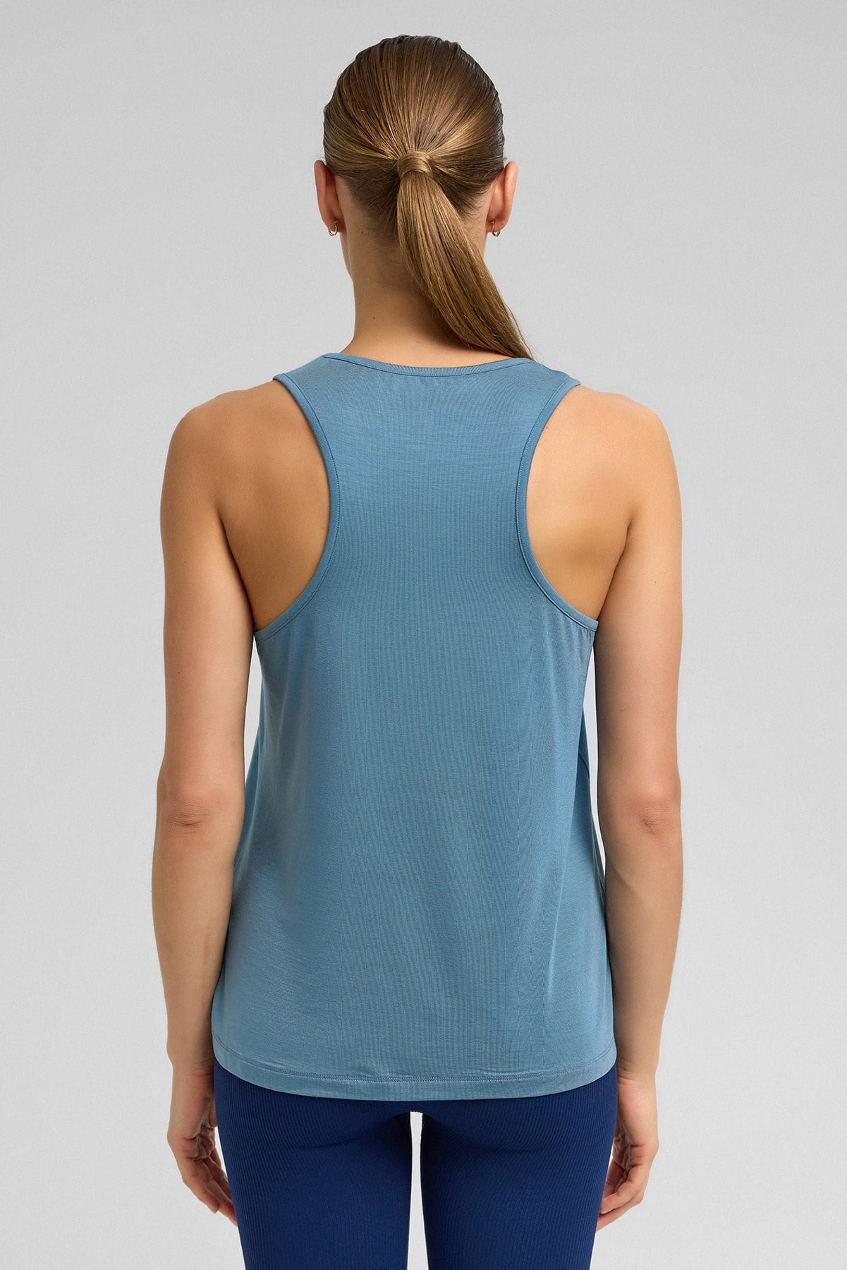 Kadın Activewear Valentina Modal by Tencel Sporcu Atlet Mavi