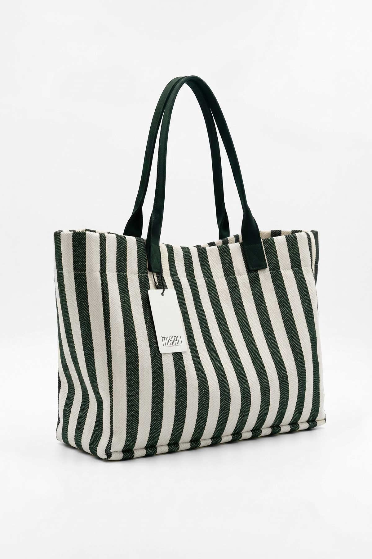 Kadın Plaj Çanta Yeşil