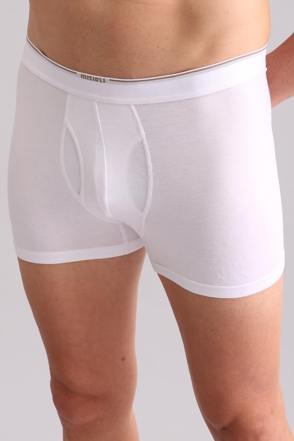 Mısırlı BAMBU SPARTACUS PERFORMANCE Boxer Beyaz