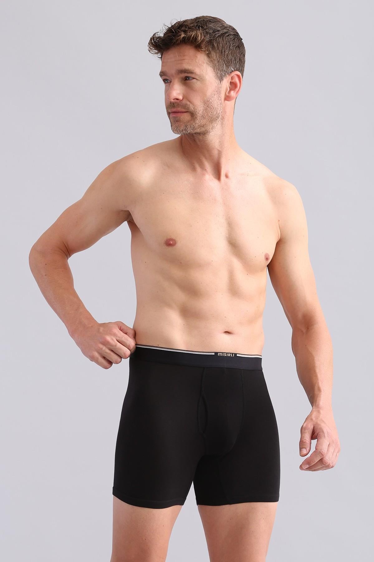 Mısırlı BAMBU SPARTACUS PERFORMANCE Long Boxer Siyah