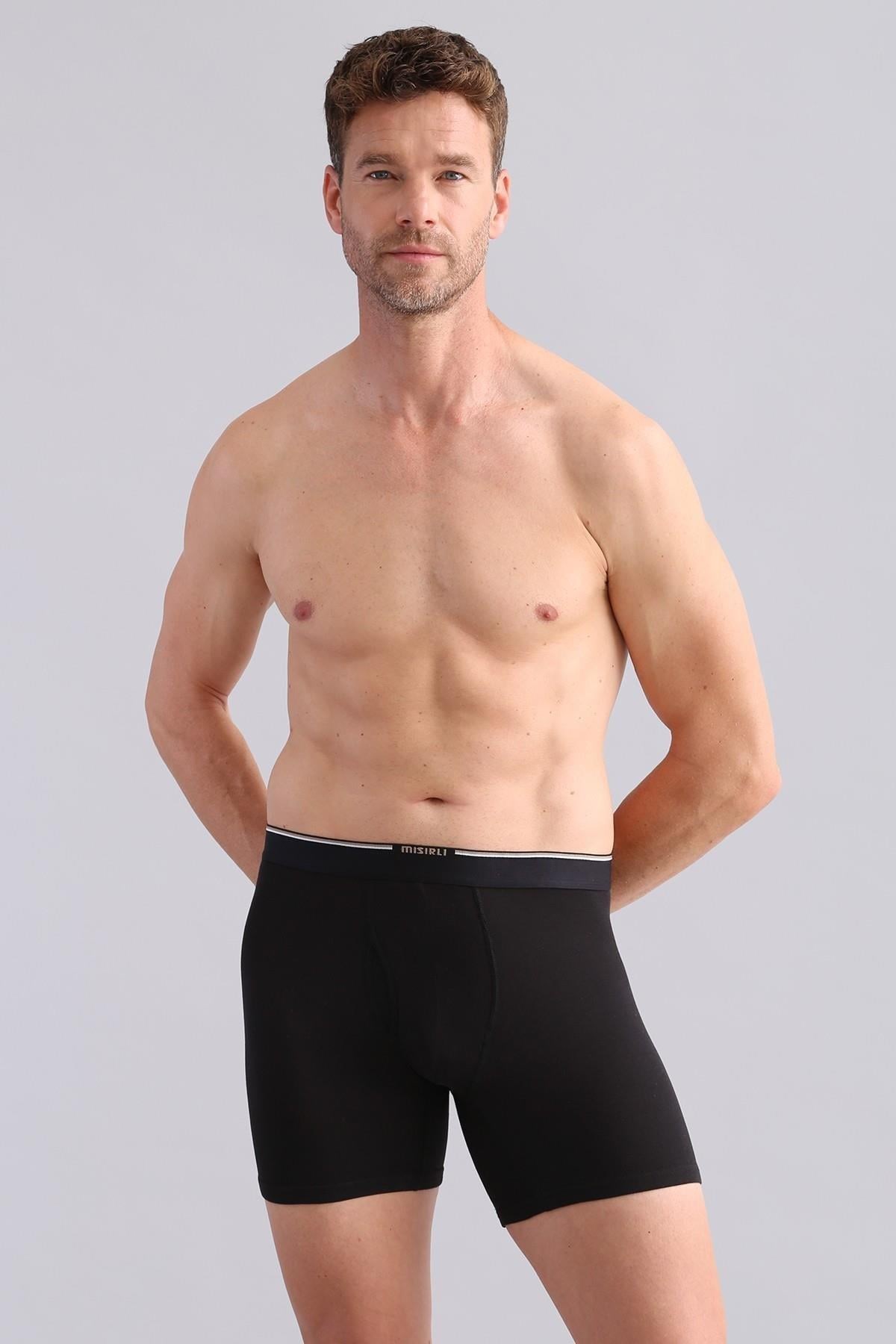 Mısırlı BAMBU SPARTACUS PERFORMANCE Long Boxer Siyah