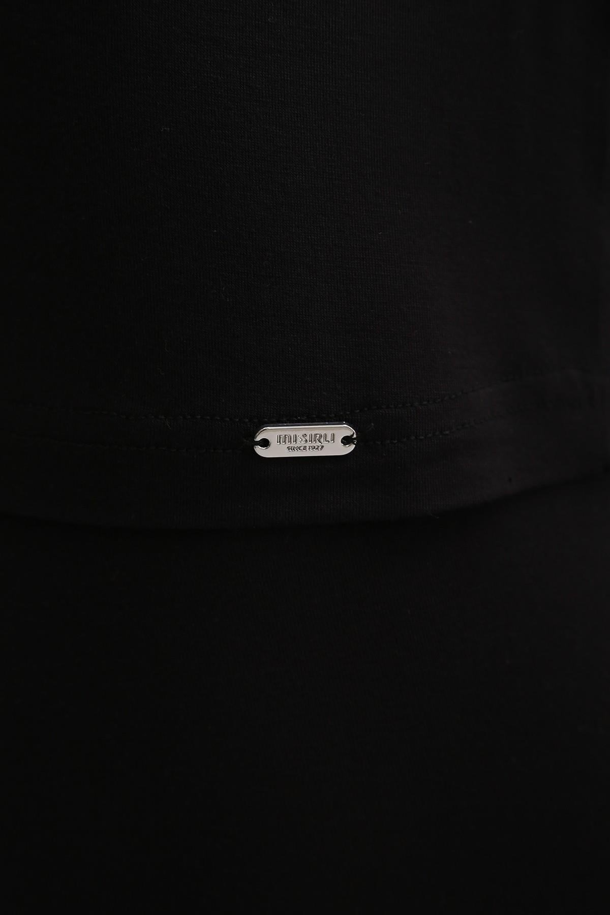 Mısırlı BAMBU ZEUS LUXURY Regular Fit Basic Atlet Siyah