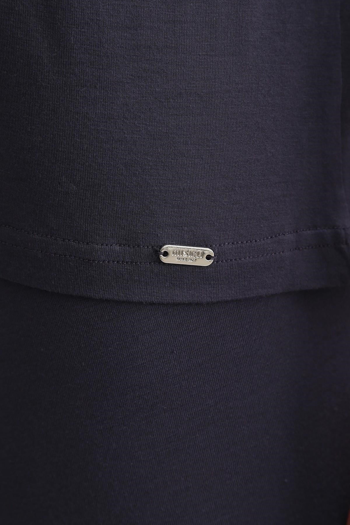 Mısırlı BAMBU ZEUS LUXURY Regular Fit V Yaka Fanila / T-Shirt Antrasit