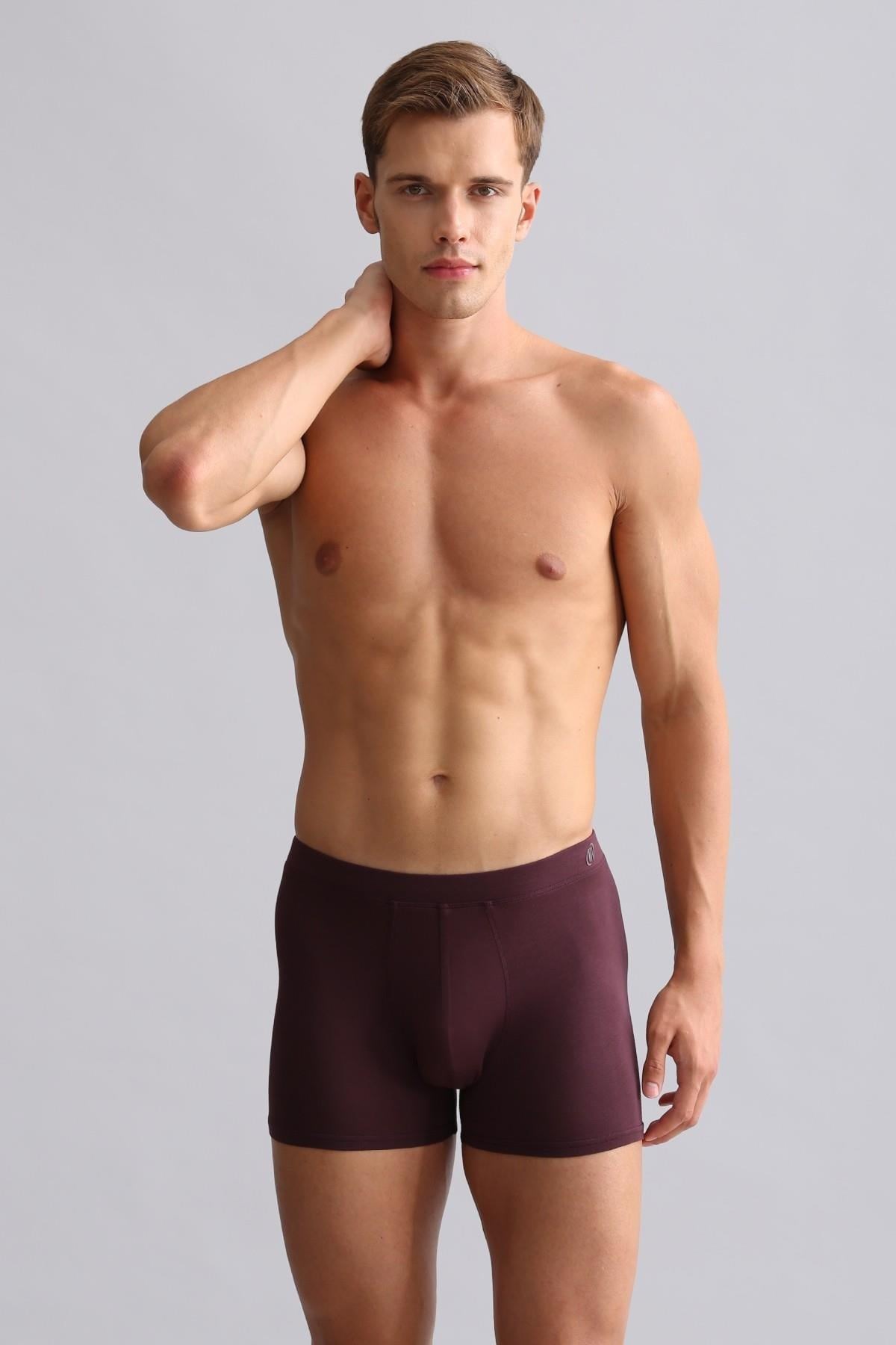 Mısırlı BAMBU ZEUS Regular Fit Boxer Mor