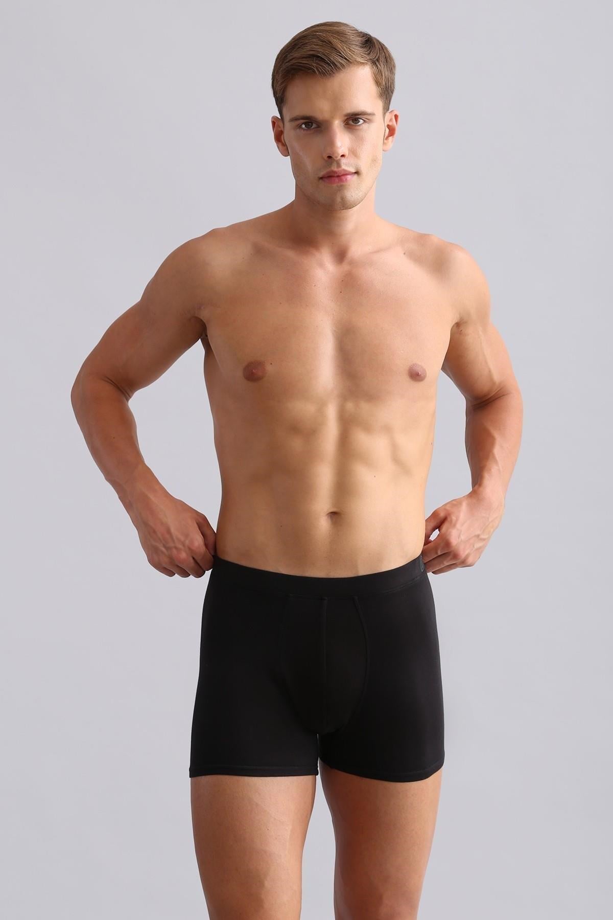 Mısırlı BAMBU ZEUS Regular Fit Boxer Siyah