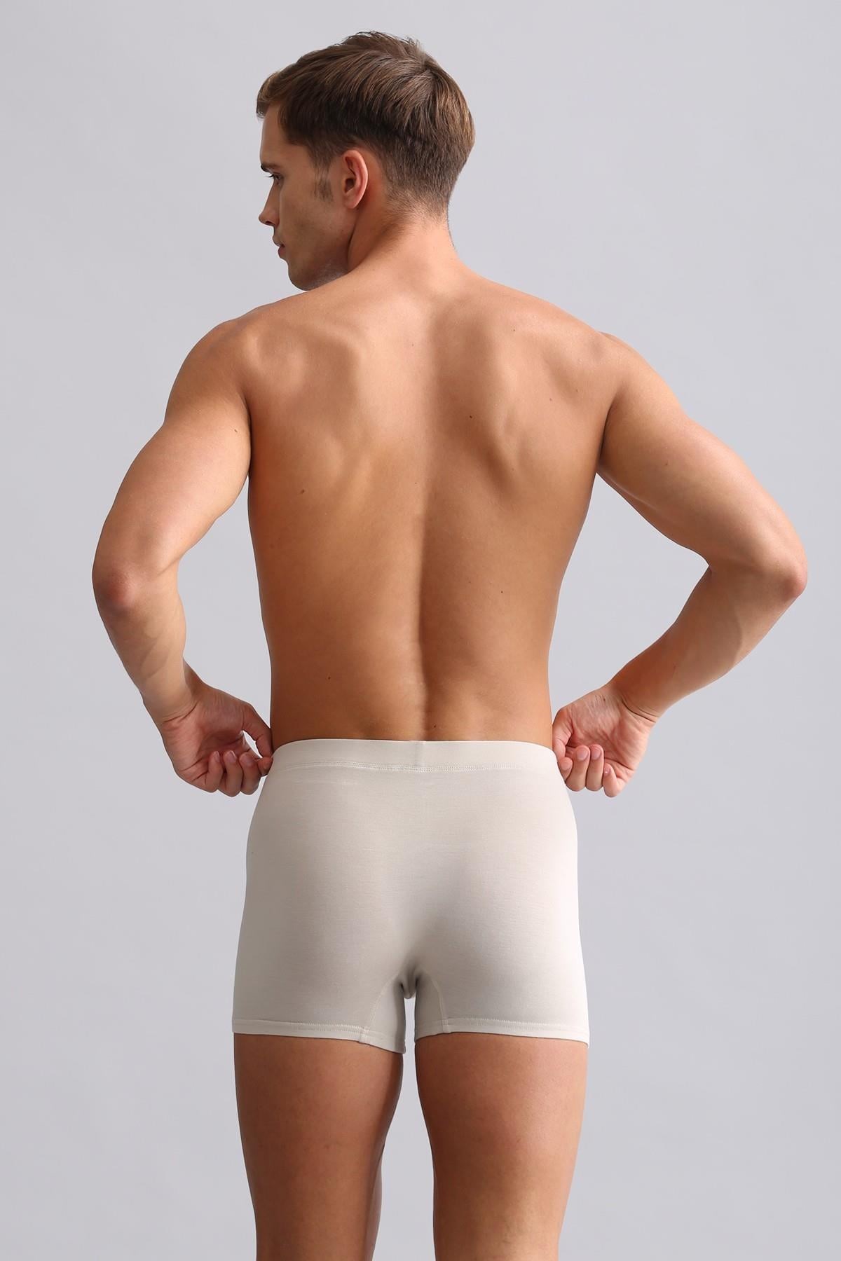 Mısırlı BAMBU ZEUS Regular Fit Boxer Toprak Bej