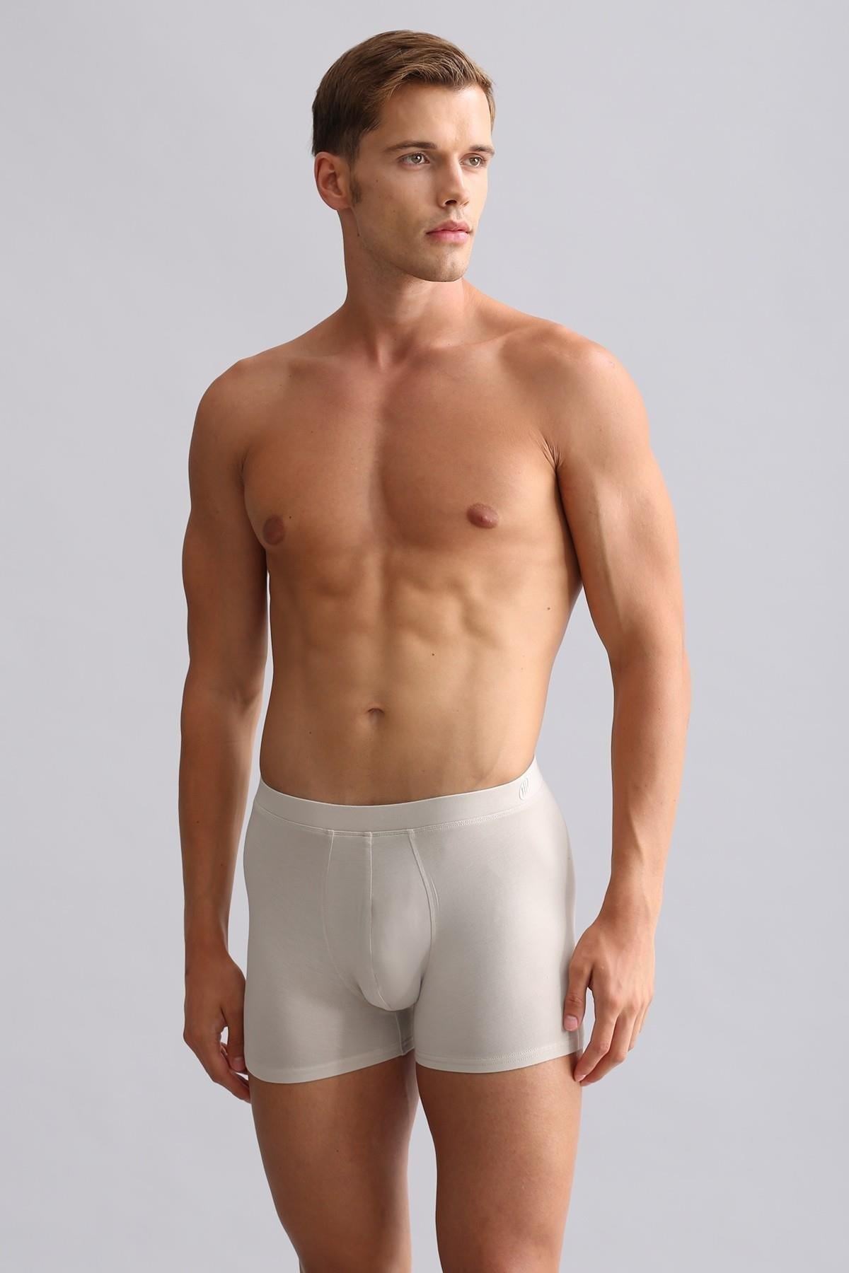 Mısırlı BAMBU ZEUS Regular Fit Boxer Toprak Bej