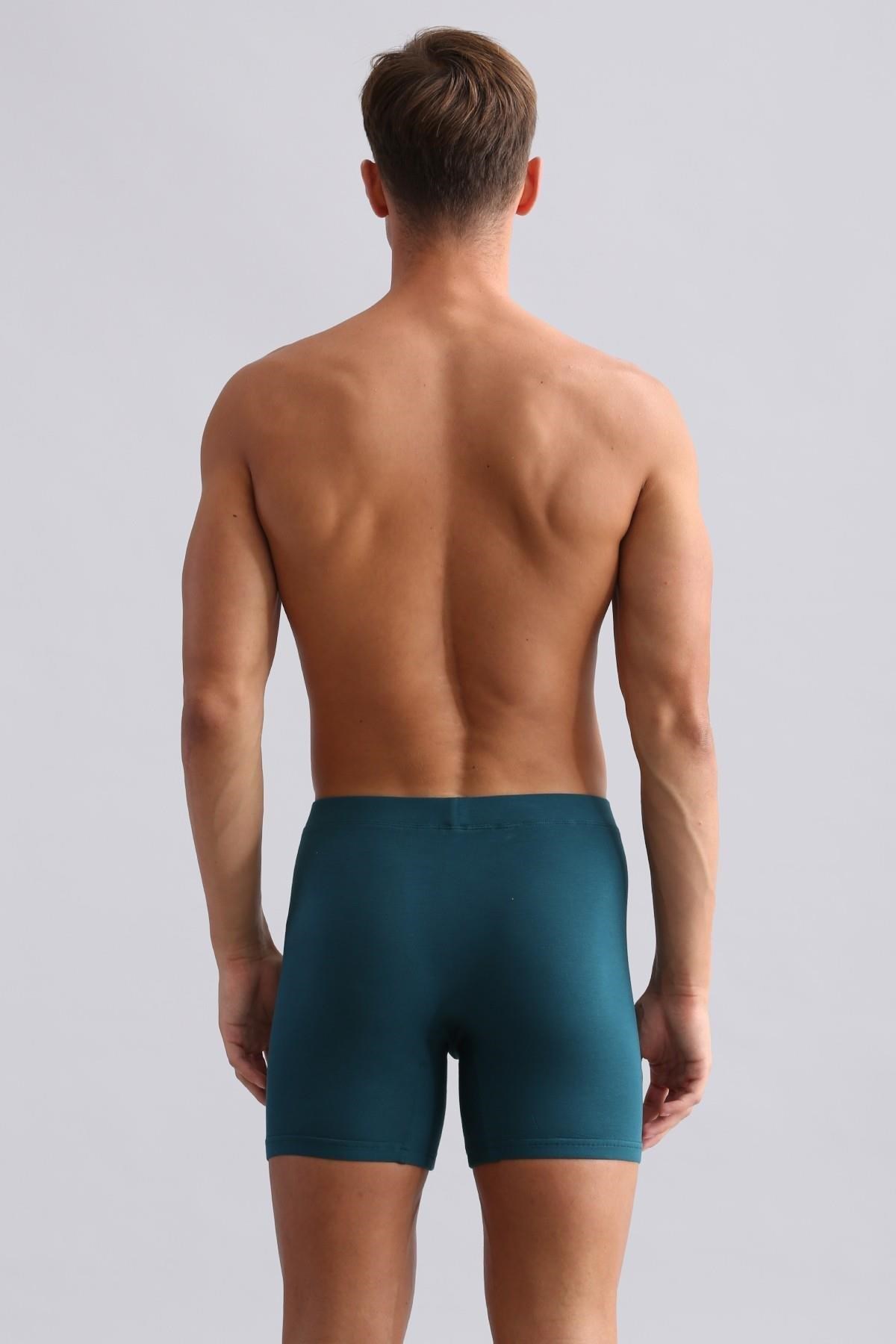 Mısırlı BAMBU ZEUS Regular Fit Long Boxer Fit Green