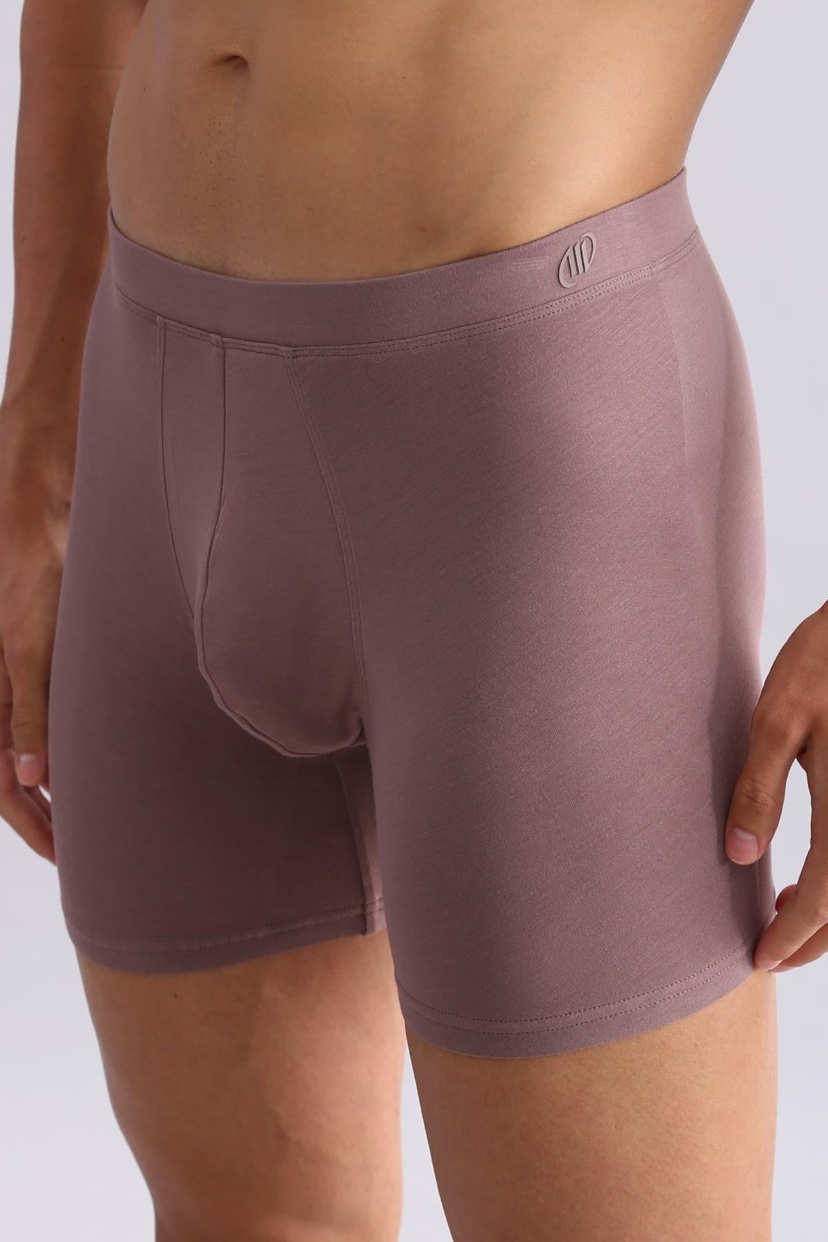 Mısırlı BAMBU ZEUS Regular Fit Long Boxer Lavender