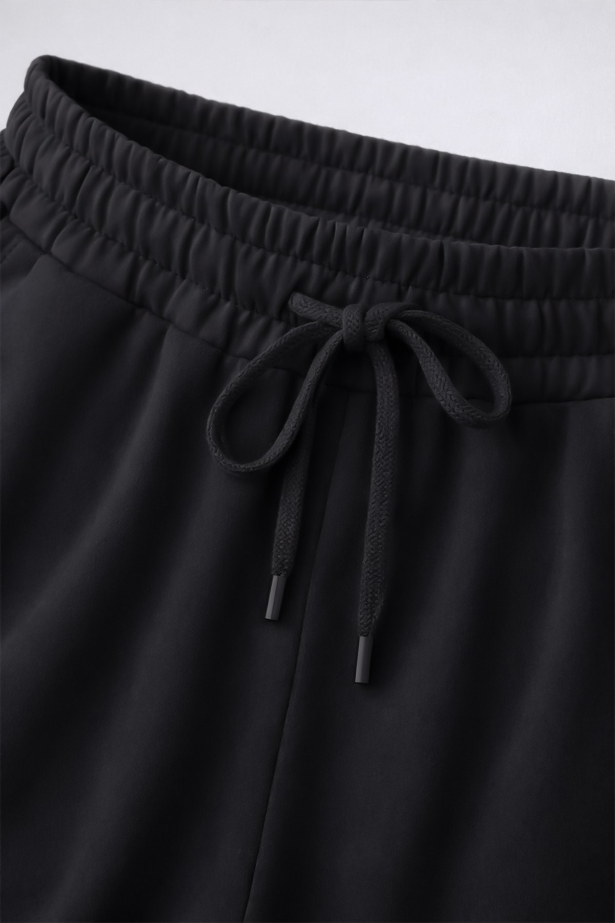 Mısırlı Kadın Modal Önü Dikişli Düz Paça Pantolon Antrasit