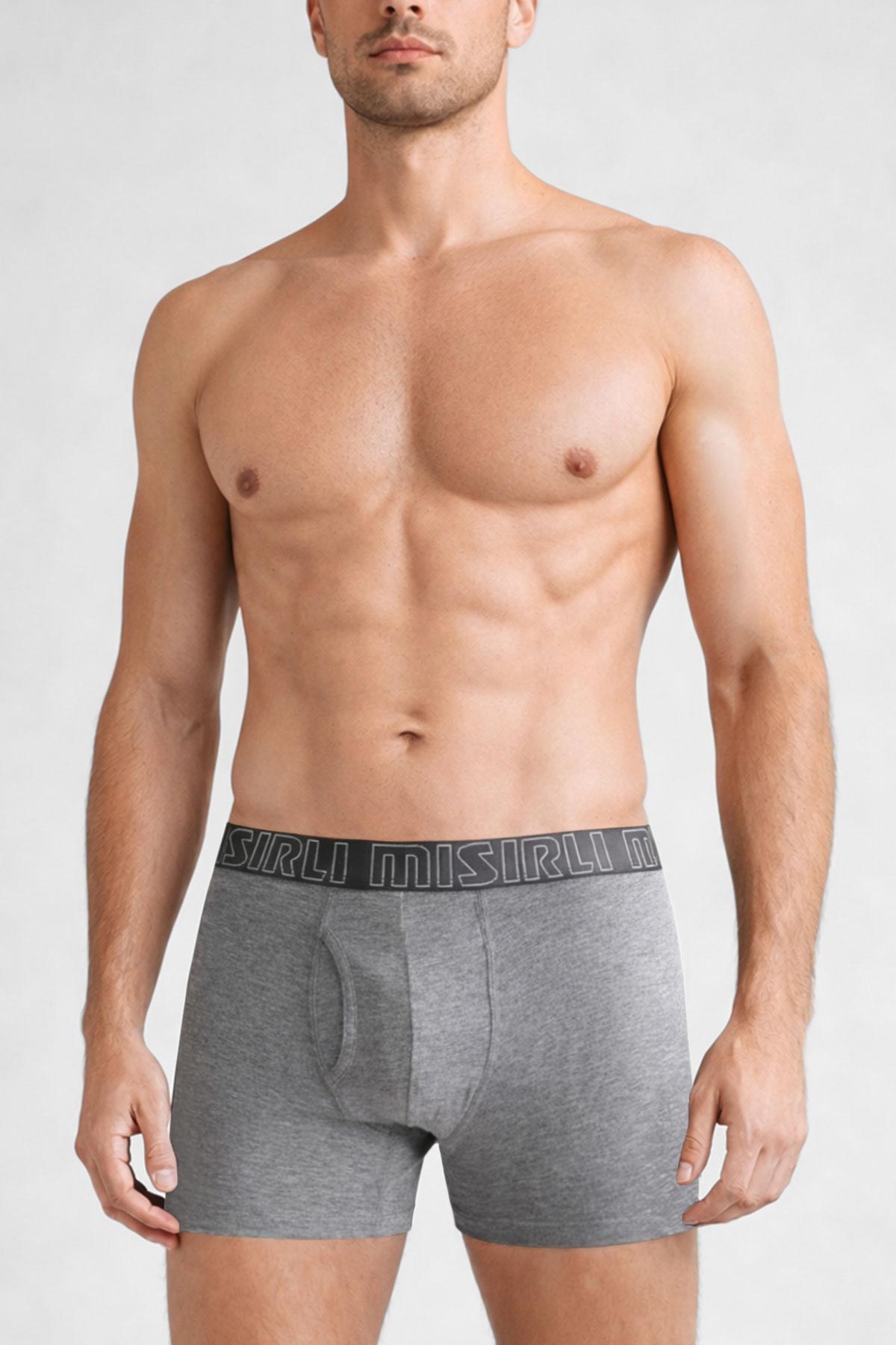 Mısırlı Modal by TENCEL SPARTACUS PERFORMANCE Boxer Gri