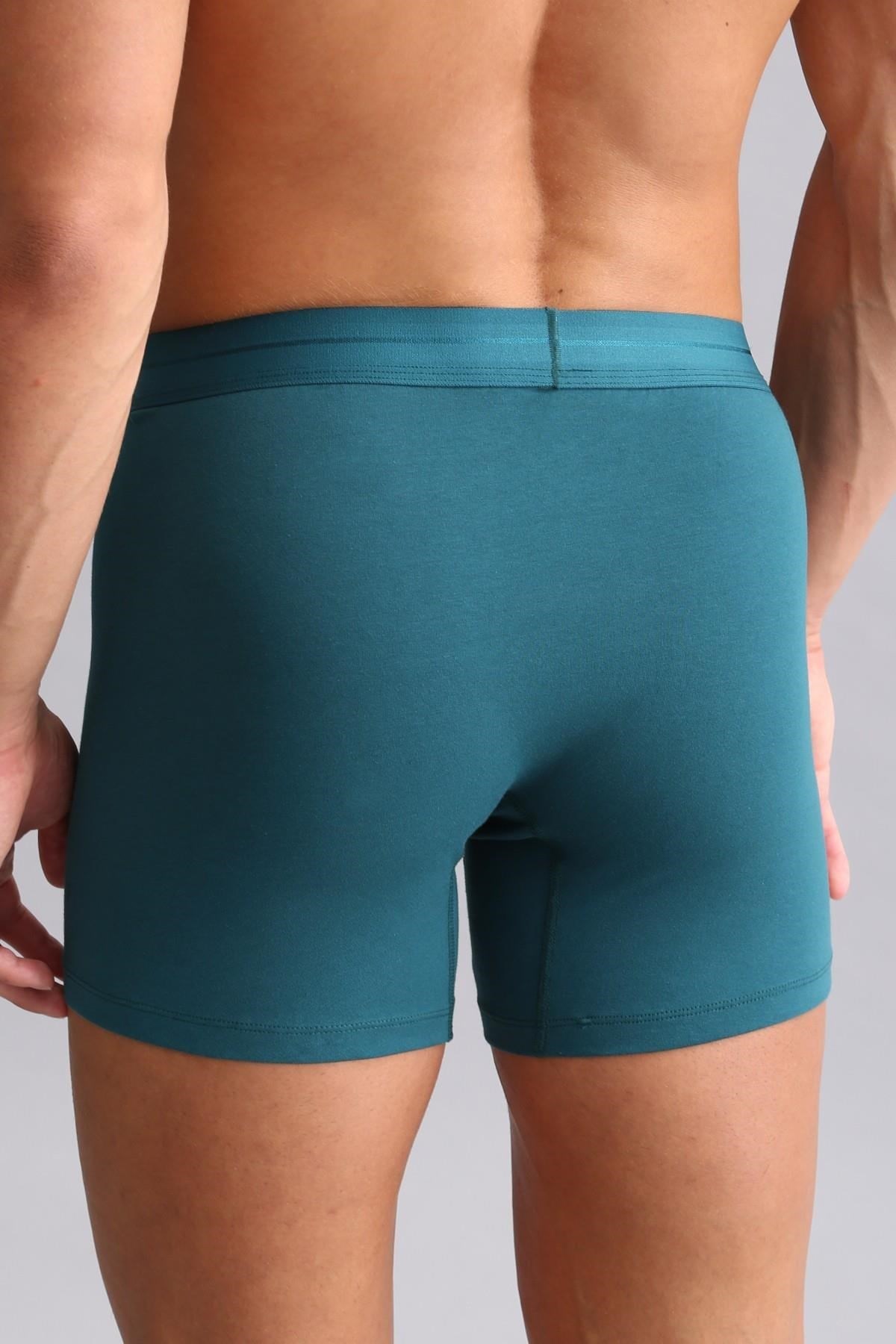 Mısırlı Modal by TENCEL SPARTACUS PLUS PERFORMANCE Long Boxer Fit Green