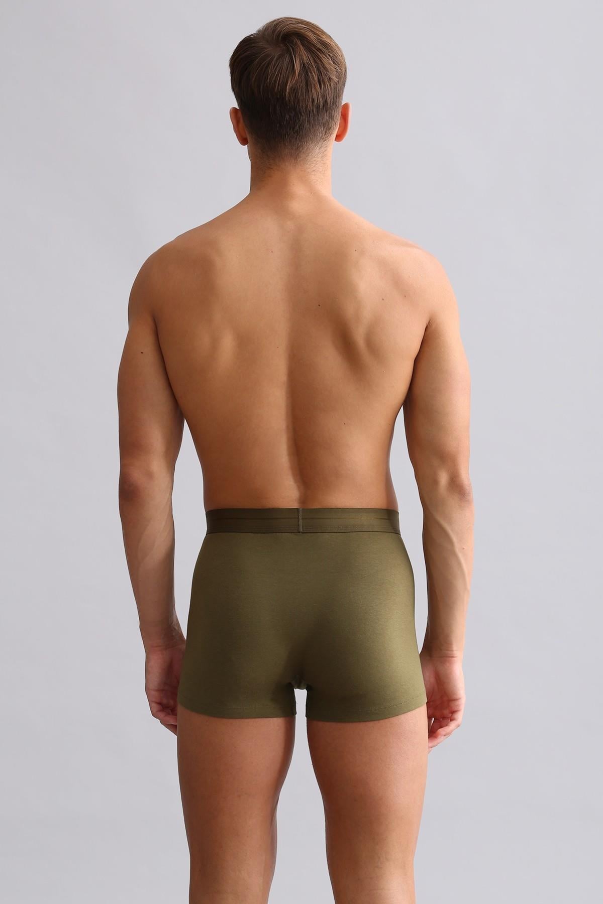 Mısırlı Modal by TENCEL SPARTACUS PLUS PERFORMANCE Boxer Koyu Haki