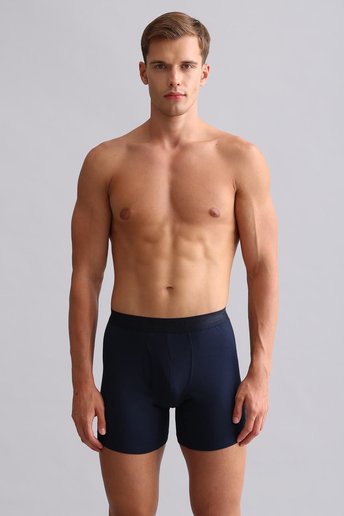 Mısırlı Modal by TENCEL SPARTACUS PLUS PERFORMANCE Long Boxer Lacivert