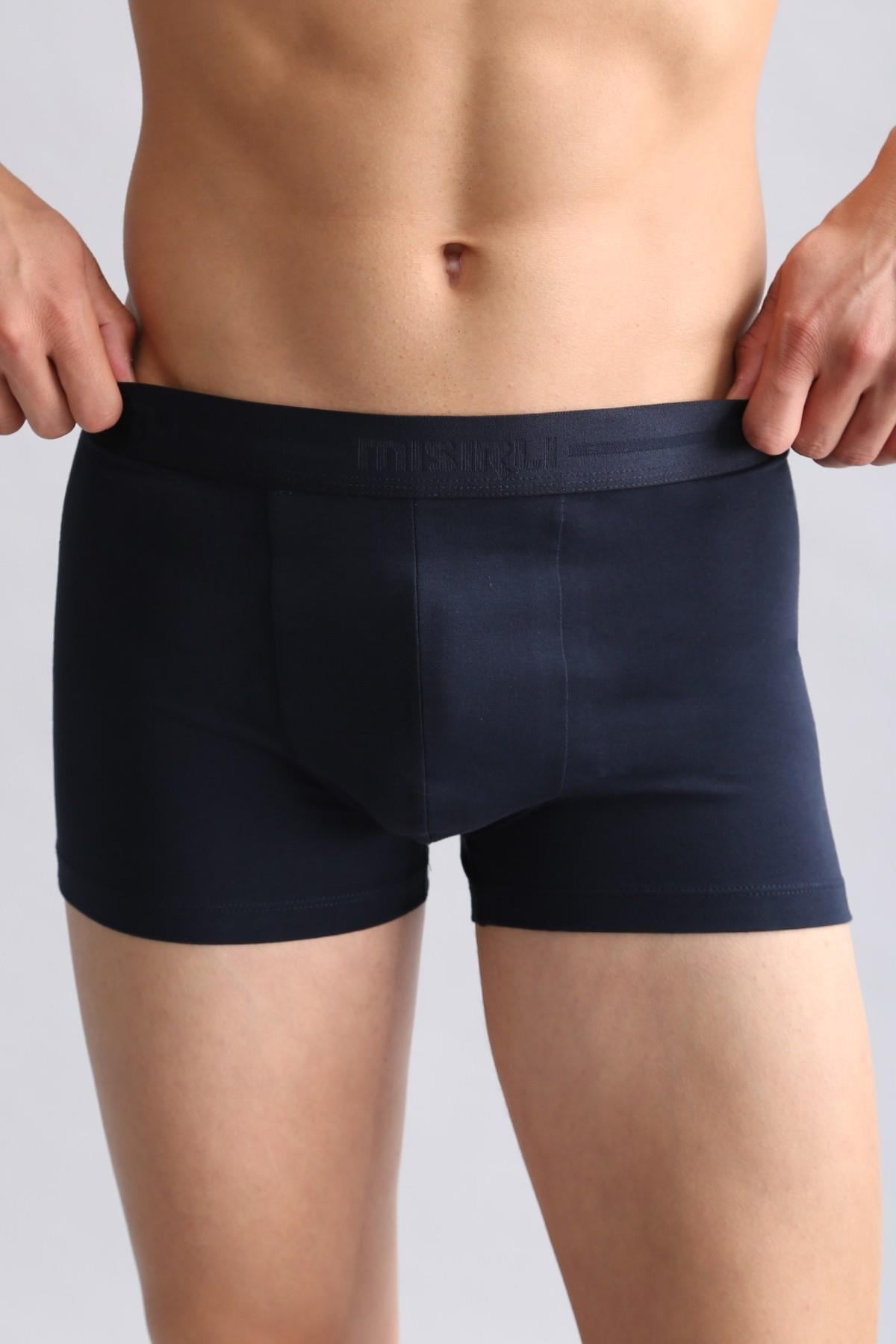 Mısırlı ORGANIC Pamuklu Compact Cotton Klasik Boxer Lacivert
