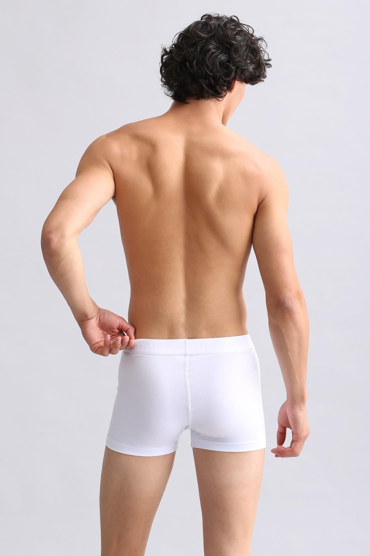 Mısırlı ORGANIC Pamuklu Compact Cotton Klasik Boxer Beyaz