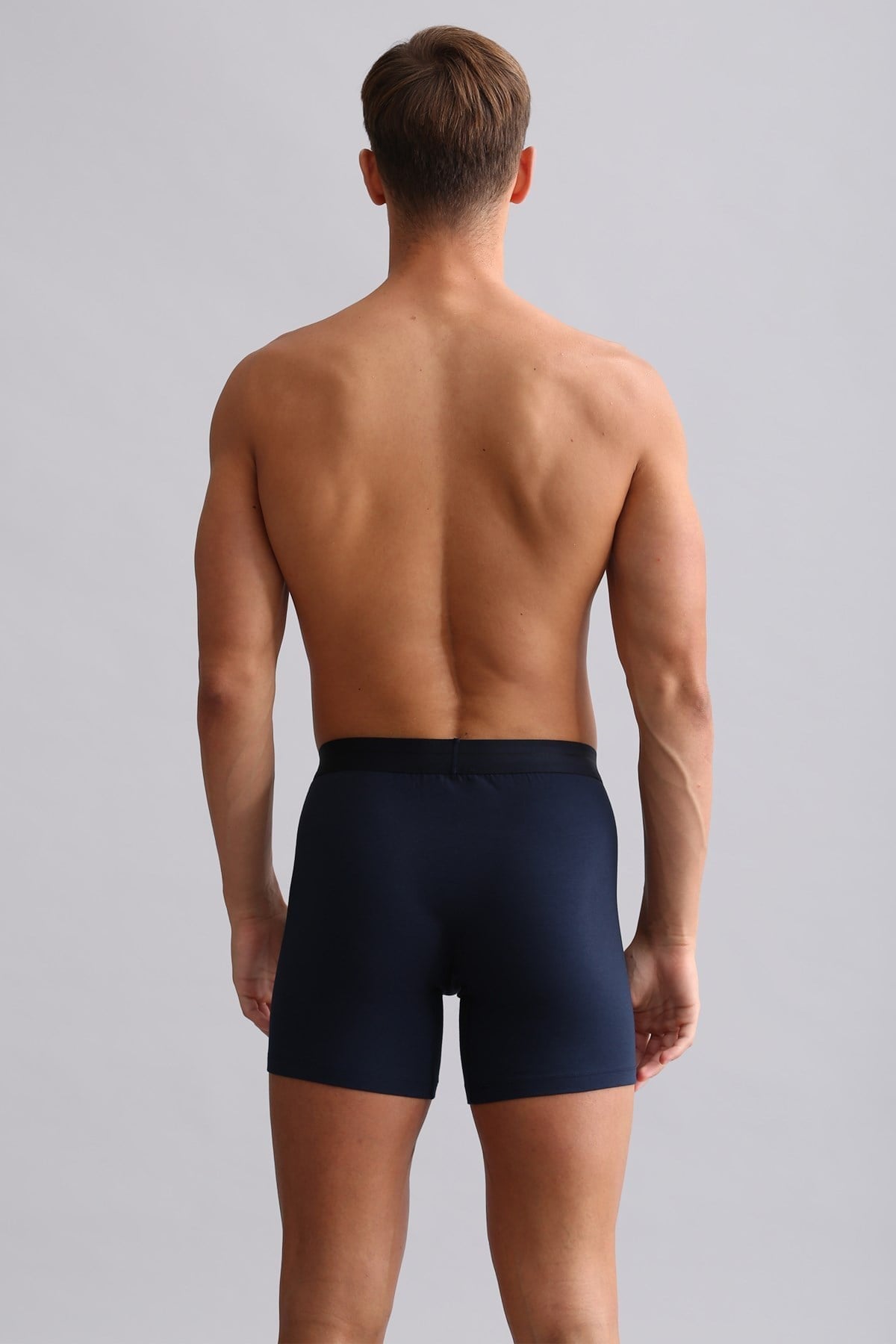 Mısırlı ORGANIC Pamuklu SPARTACUS PLUS PERFORMANCE Long Boxer Lacivert