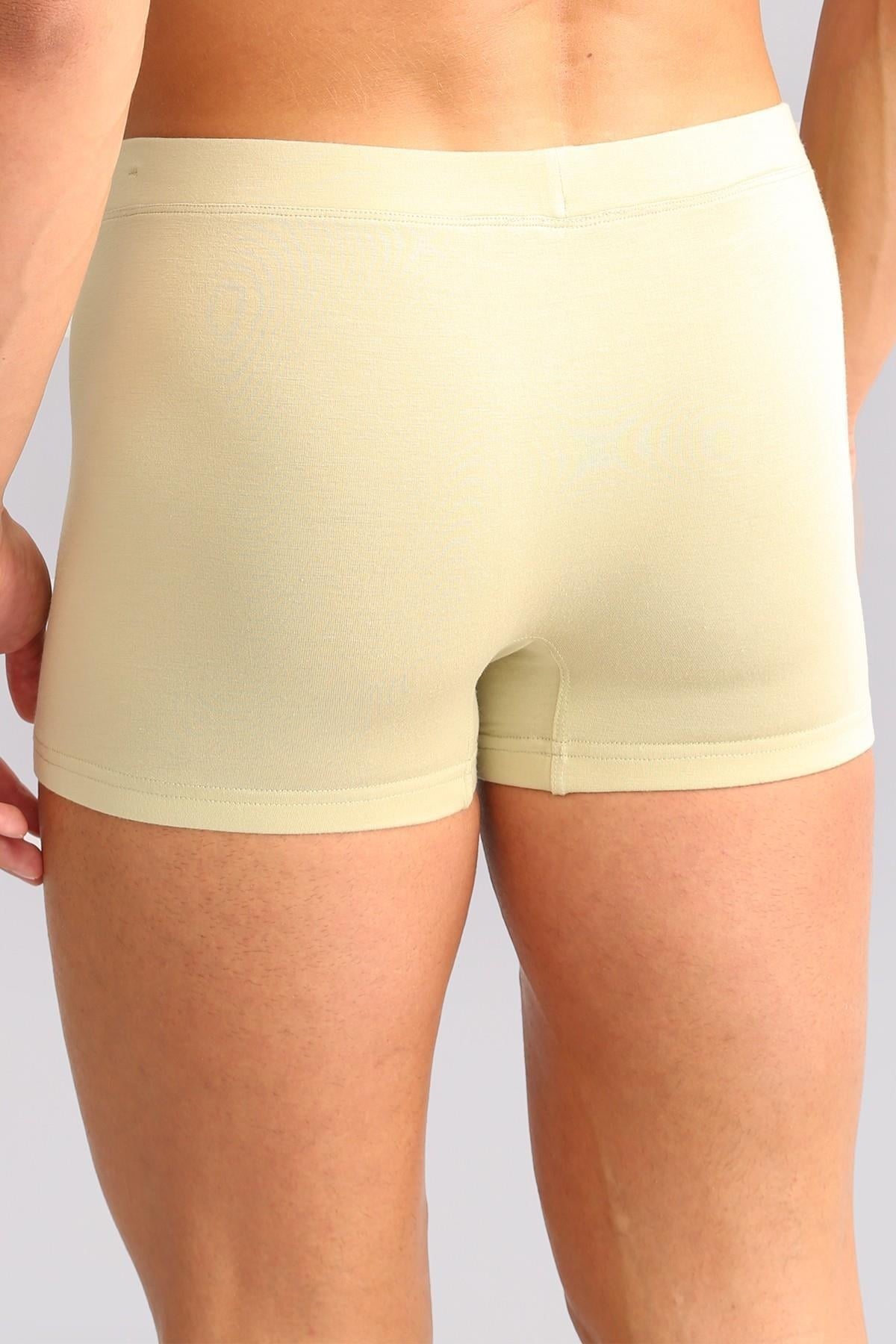 Mısırlı ORGANIC Pamuklu ZEUS LUXURY Regular Fit Metal Armalı Boxer Haki Ada