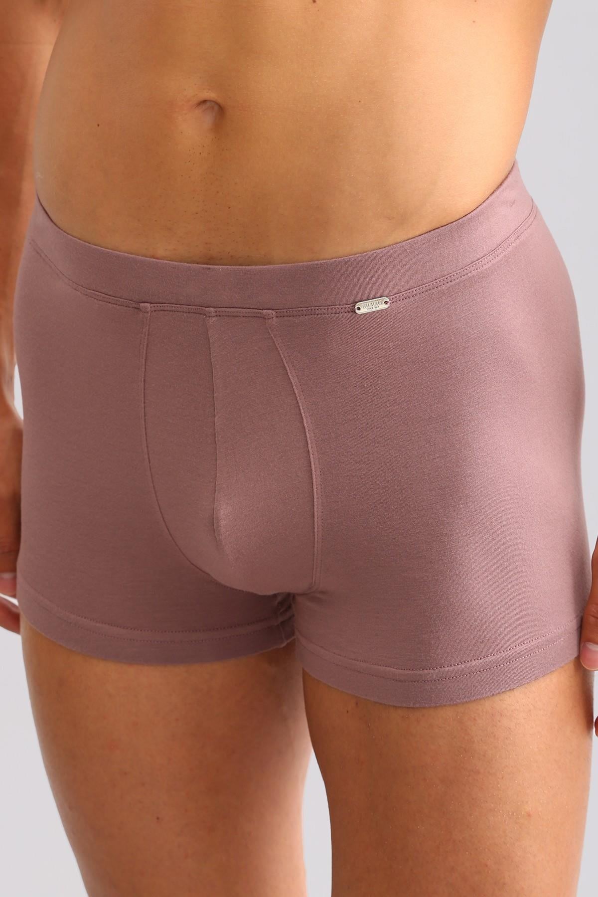 Mısırlı ORGANIC Pamuklu ZEUS LUXURY Regular Fit Metal Armalı Boxer Lavender