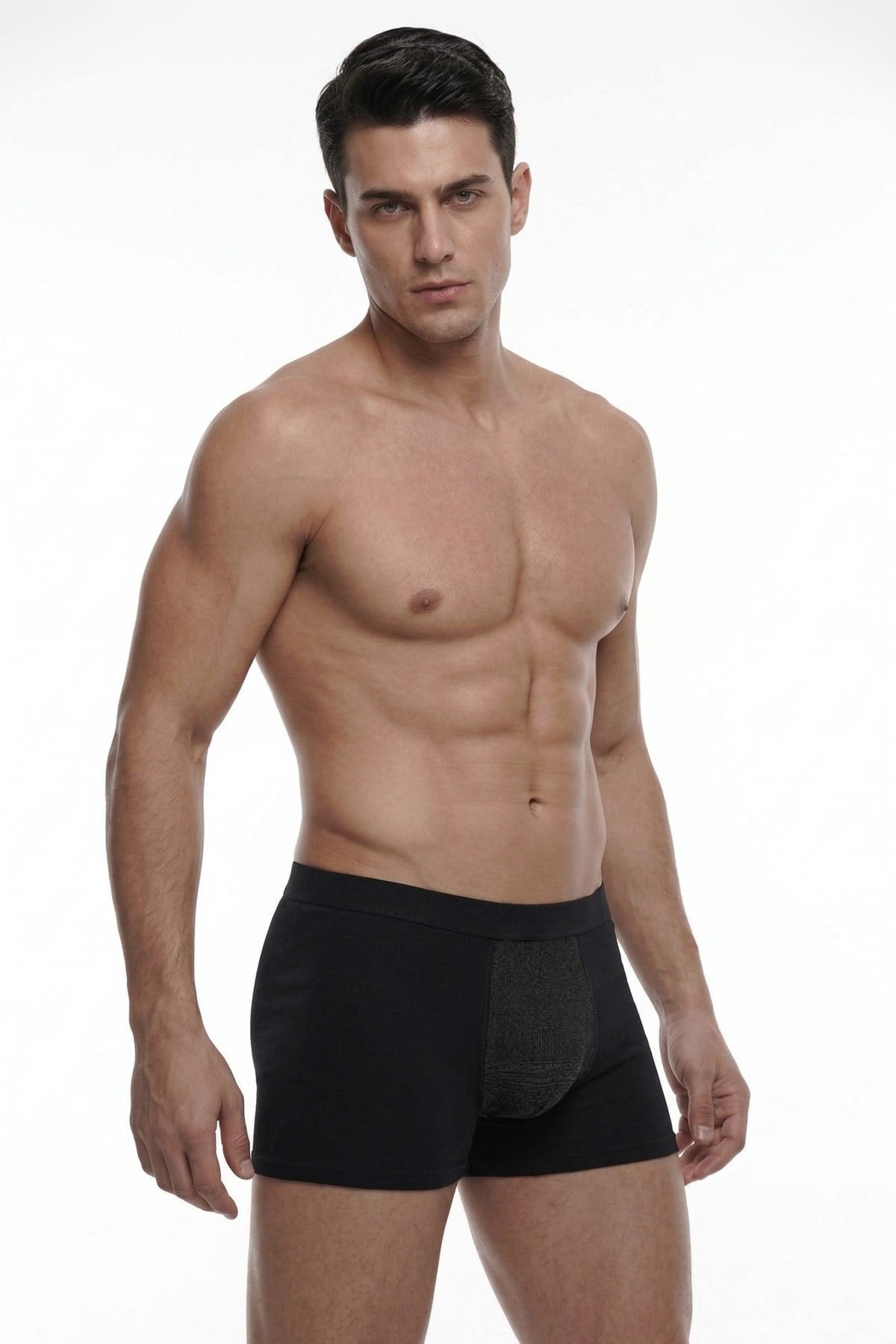 Mısırlı SILVERMAN Gümüş Boxer Siyah