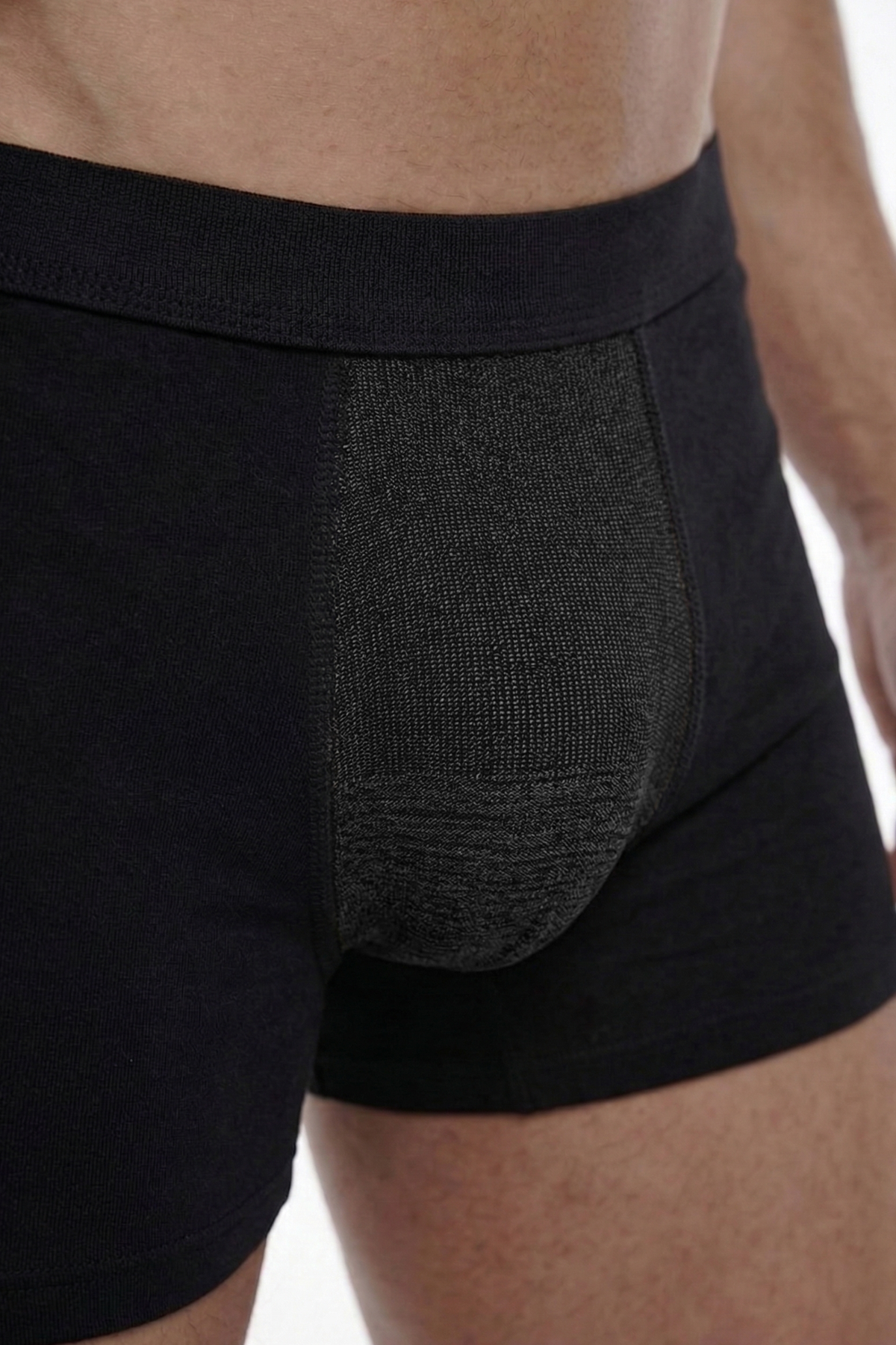 Mısırlı SILVERMAN Gümüş Boxer Siyah