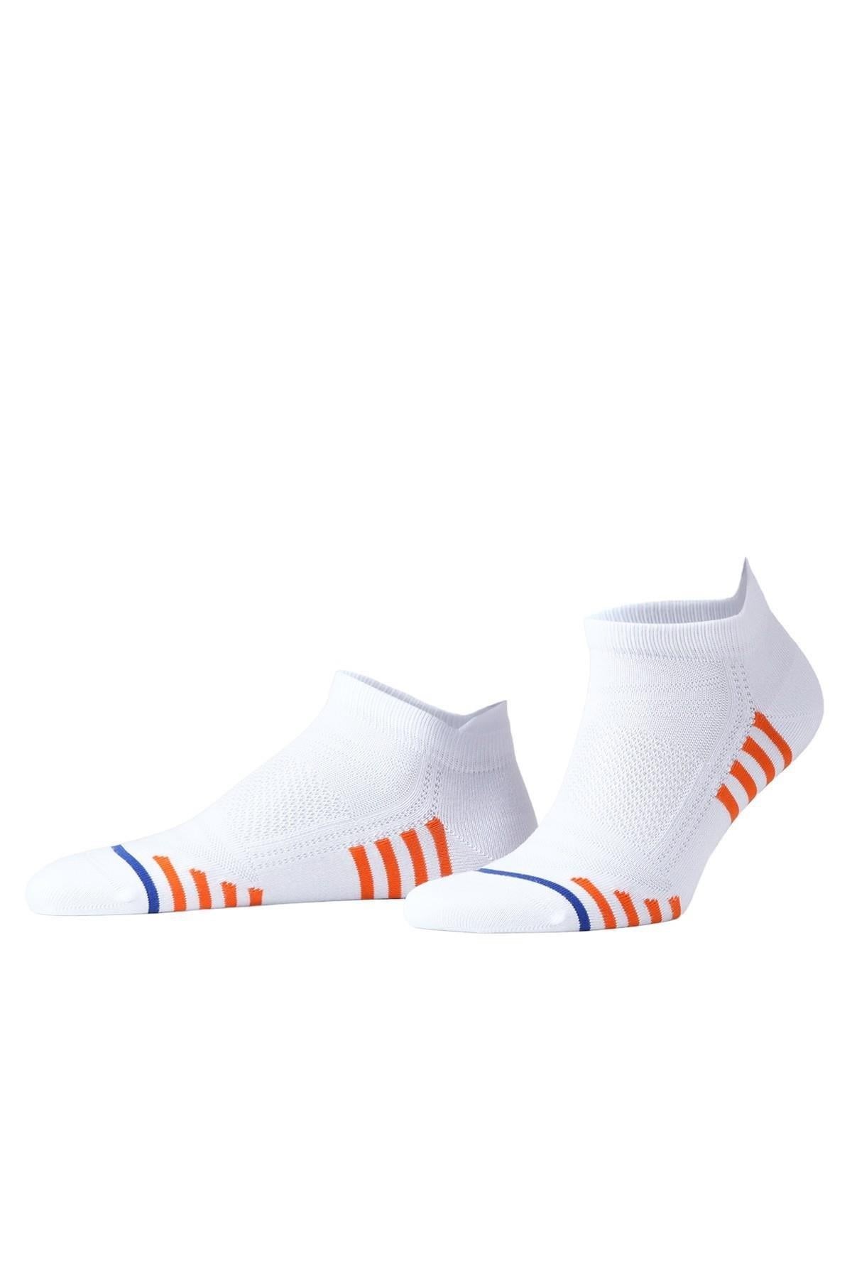 Mısırlı Unisex BAMBU HIGH PERFORMANCE Atletik 6 Çift Patik Çorap Çok Renkli