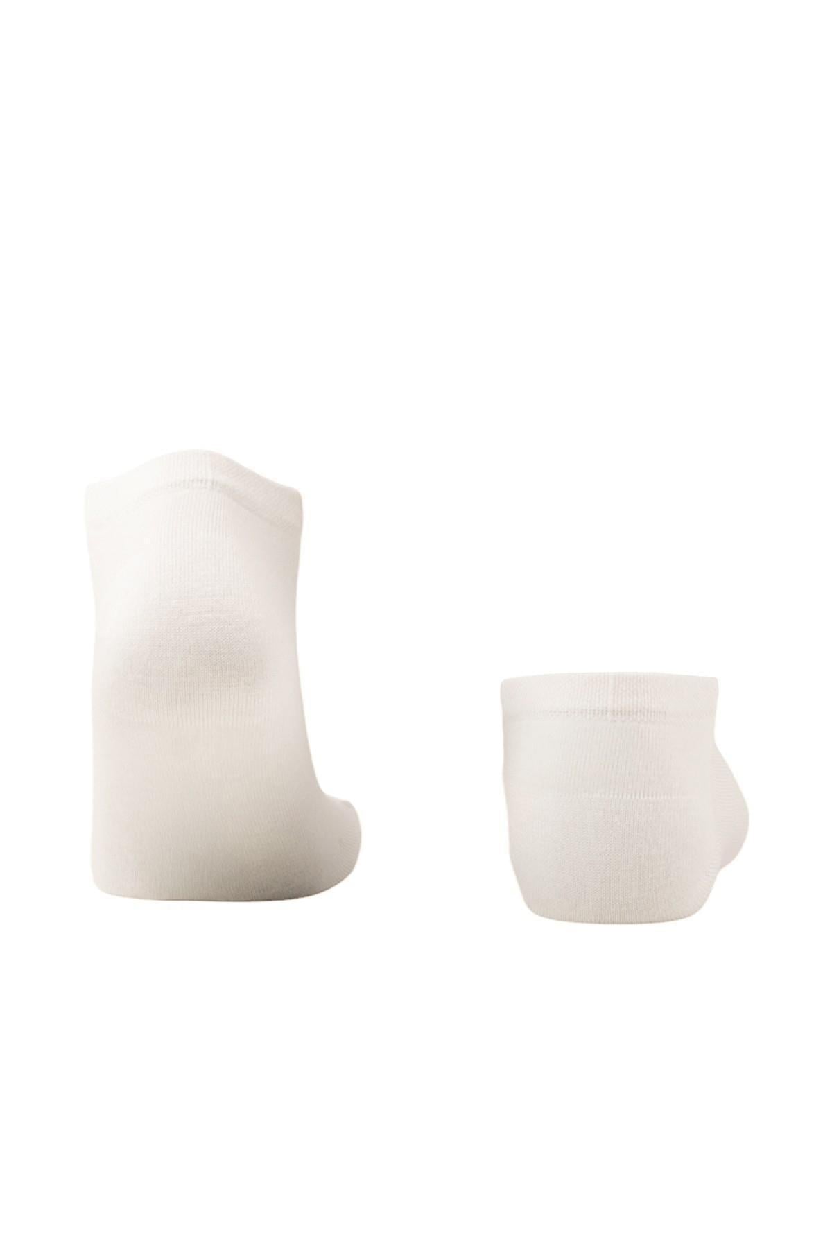 Mısırlı Unisex Modal by Tencel & YÜN Karışımlı 6 Çift Patik Çorap Ekru