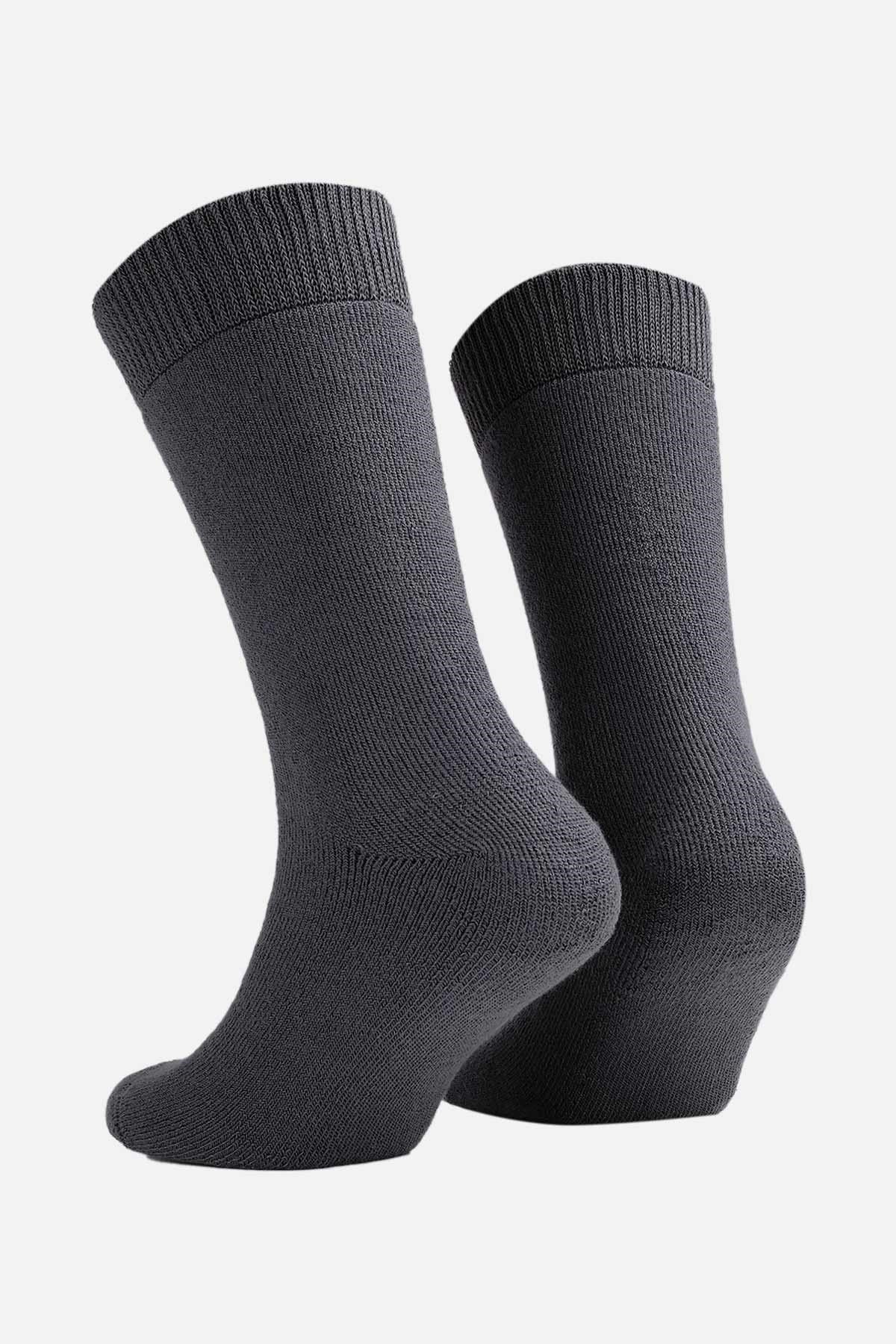Mısırlı Unisex Termal Tekli Soket Çorap Antrasit