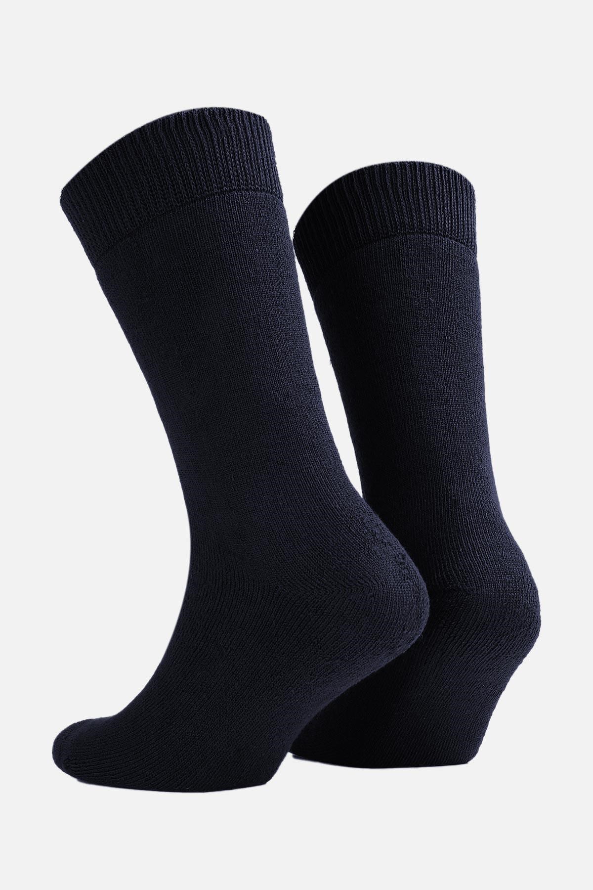 Mısırlı Unisex Termal Tekli Soket Çorap Lacivert