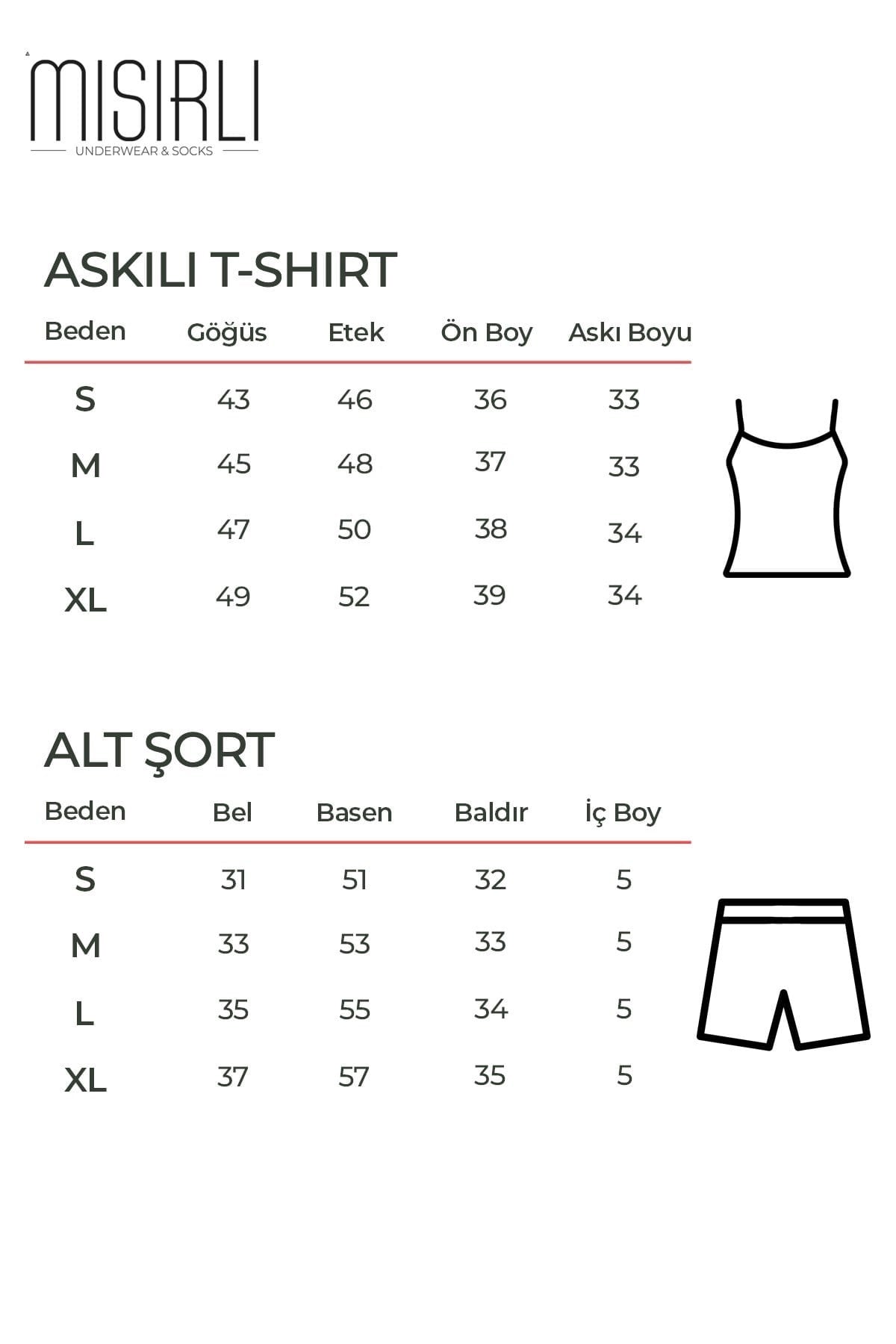 Pamuklu Askılı Tişört Şort Takım Pembe