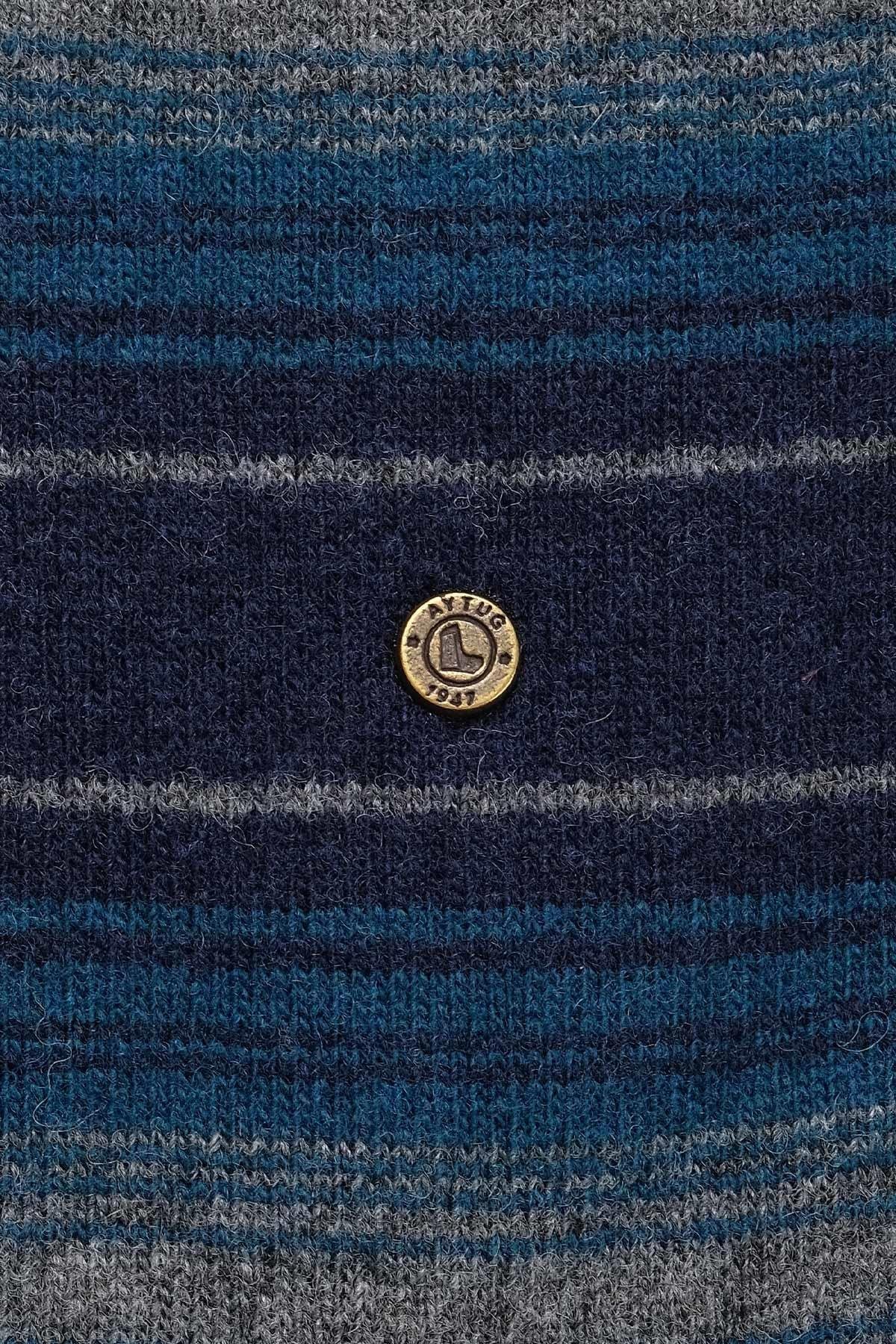 Aytuğ Erkek Kuzu Yünü (Lambswool) Tekli Soket Çorap Füme